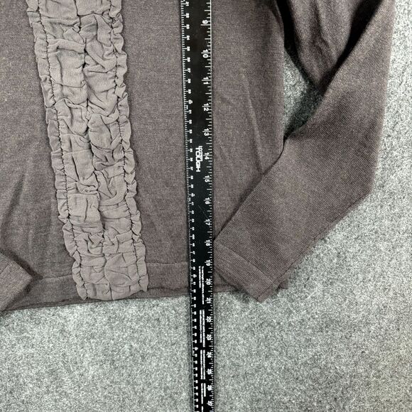 Banana Republic Cardigan Women's Extra Small Brown Extra Fine Merino Wool - Picture 8 of 10